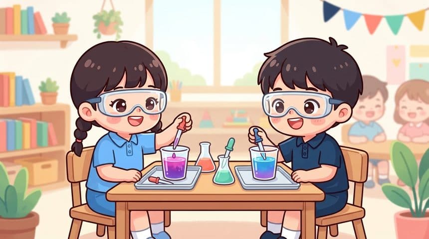 색이 변하는 마법 물감: 양배추 지시약 실험