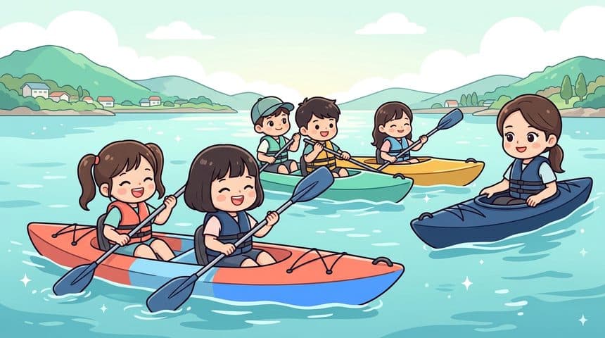 바다 카약 입문 - 영일만 노 젓기 탐험대
