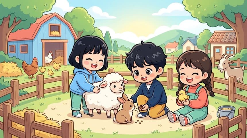 우리 가족 동물 교감: 반려·농장동물 돌봄 체험